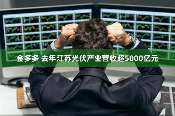 金多多 去年江苏光伏产业营收超5000亿元